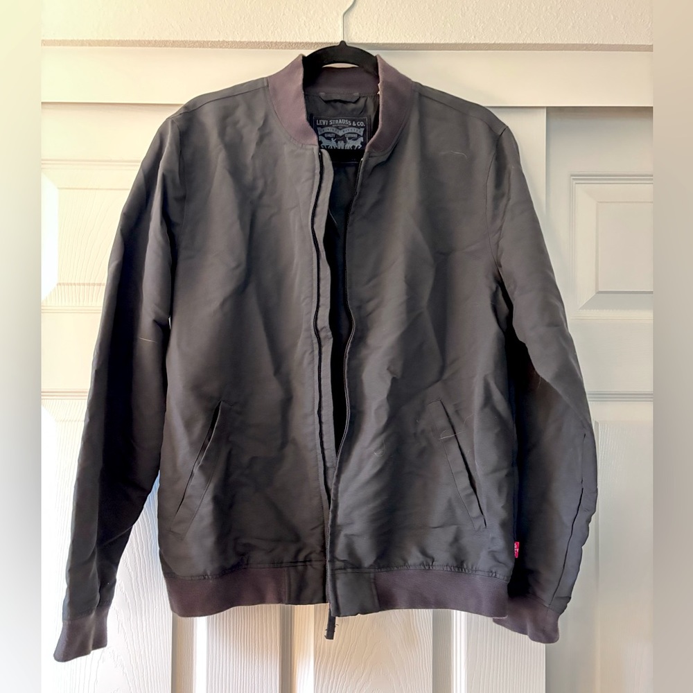 Levi Strauss Bomber Jacket - Black, M